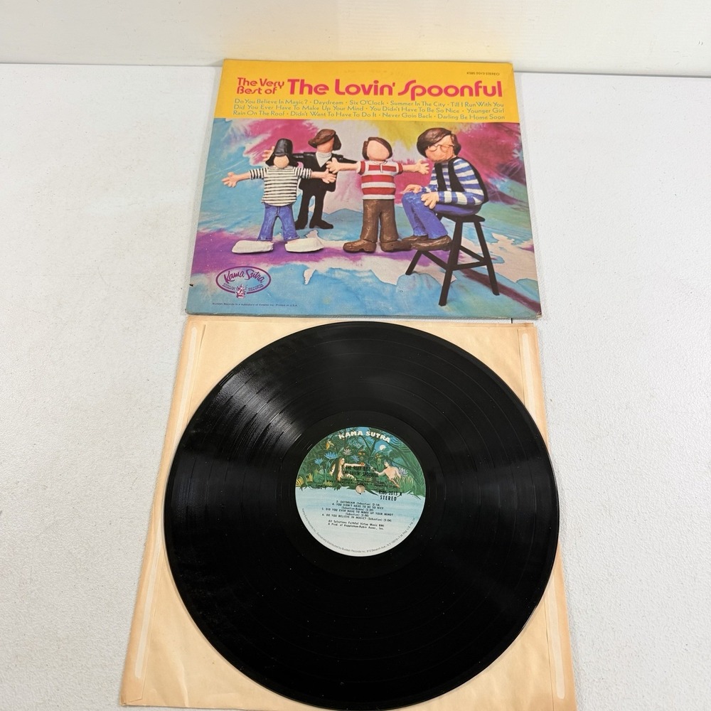Signed The Lovin Spoonful The Very Best Of 1970 LP Kama Sutra KSBS 2013 VG+